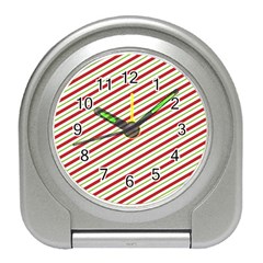 Stripes Striped Design Pattern Travel Alarm Clocks by Nexatart