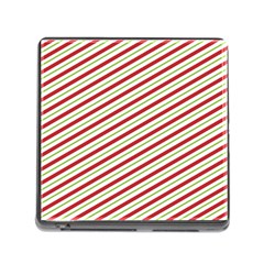 Stripes Striped Design Pattern Memory Card Reader (square) by Nexatart