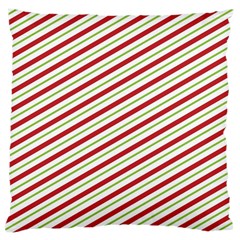 Stripes Striped Design Pattern Large Cushion Case (one Side) by Nexatart