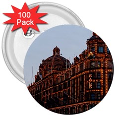 Store Harrods London 3  Buttons (100 Pack)  by Nexatart