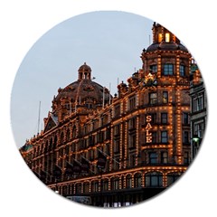 Store Harrods London Magnet 5  (round) by Nexatart