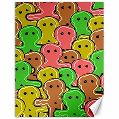 Sweet Dessert Food Gingerbread Men Canvas 12  X 16   by Nexatart