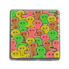 Sweet Dessert Food Gingerbread Men Memory Card Reader (square) by Nexatart