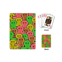 Sweet Dessert Food Gingerbread Men Playing Cards (mini)  by Nexatart