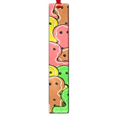 Sweet Dessert Food Gingerbread Men Large Book Marks by Nexatart