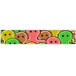 Sweet Dessert Food Gingerbread Men Flano Scarf (Large) Back