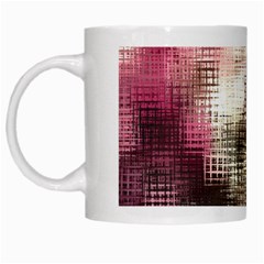 Stylized Rose Pattern Paper, Cream And Black White Mugs by Nexatart