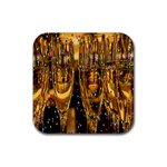 Sylvester New Year S Eve Rubber Coaster (Square)  Front