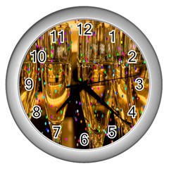 Sylvester New Year S Eve Wall Clocks (silver)  by Nexatart