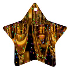 Sylvester New Year S Eve Star Ornament (two Sides) by Nexatart