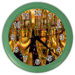 Sylvester New Year S Eve Color Wall Clocks by Nexatart