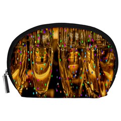 Sylvester New Year S Eve Accessory Pouches (large)  by Nexatart