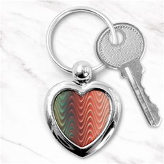 Texture Digital Painting Digital Art Key Chains (heart)  by Nexatart