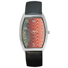 Texture Digital Painting Digital Art Barrel Style Metal Watch by Nexatart