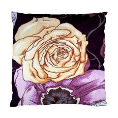 Texture Flower Pattern Fabric Design Standard Cushion Case (one Side) by Nexatart