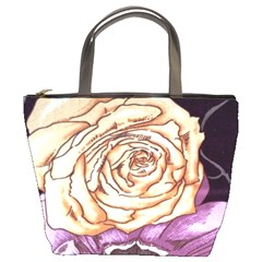 Texture Flower Pattern Fabric Design Bucket Bags by Nexatart