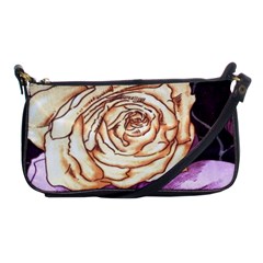 Texture Flower Pattern Fabric Design Shoulder Clutch Bags by Nexatart