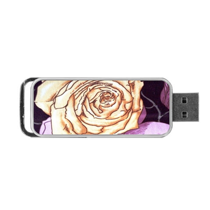 Texture Flower Pattern Fabric Design Portable USB Flash (Two Sides)