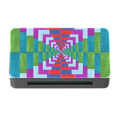 Texture Fabric Textile Jute Maze Memory Card Reader With Cf by Nexatart