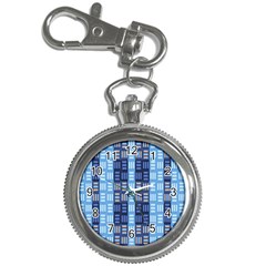 Textile Structure Texture Grid Key Chain Watches by Nexatart