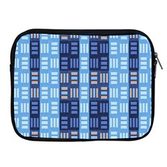 Textile Structure Texture Grid Apple Ipad 2/3/4 Zipper Cases by Nexatart