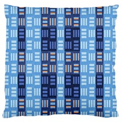 Textile Structure Texture Grid Large Flano Cushion Case (two Sides) by Nexatart