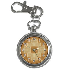 Texture Surface Beige Brown Tan Key Chain Watches by Nexatart