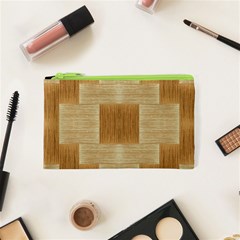 Texture Surface Beige Brown Tan Cosmetic Bag (xs) by Nexatart