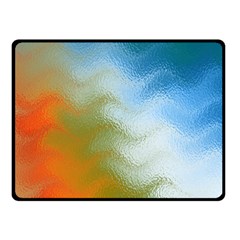 Texture Glass Colors Rainbow Fleece Blanket (small) by Nexatart