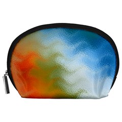 Texture Glass Colors Rainbow Accessory Pouches (large)  by Nexatart