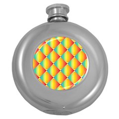 The Colors Of Summer Round Hip Flask (5 Oz) by Nexatart