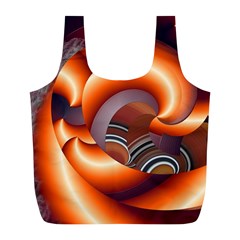 The Touch Digital Art Full Print Recycle Bags (l)  by Nexatart