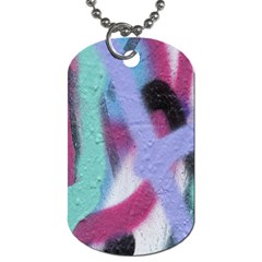 Texture Pattern Abstract Background Dog Tag (two Sides)