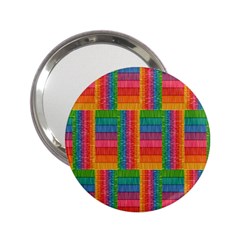 Texture Surface Rainbow Festive 2 25  Handbag Mirrors by Nexatart