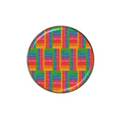 Texture Surface Rainbow Festive Hat Clip Ball Marker (4 Pack) by Nexatart