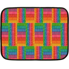 Texture Surface Rainbow Festive Double Sided Fleece Blanket (mini)  by Nexatart