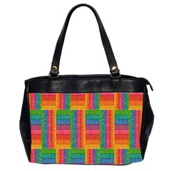 Texture Surface Rainbow Festive Office Handbags (2 Sides)  by Nexatart