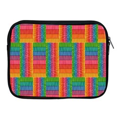 Texture Surface Rainbow Festive Apple Ipad 2/3/4 Zipper Cases by Nexatart