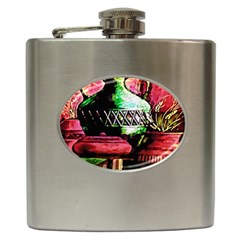 Three Earthen Vases Hip Flask (6 Oz) by Nexatart