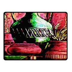 Three Earthen Vases Fleece Blanket (small) by Nexatart