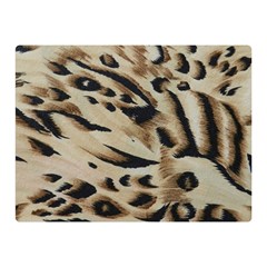 Tiger Animal Fabric Patterns Double Sided Flano Blanket (mini)  by Nexatart