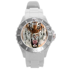 Tiger  Round Plastic Sport Watch (L)