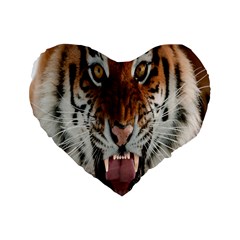 Tiger  Standard 16  Premium Heart Shape Cushions