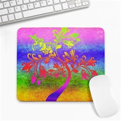 Tree Colorful Mystical Autumn Large Mousepads by Nexatart