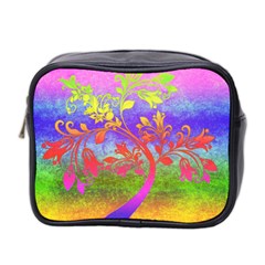 Tree Colorful Mystical Autumn Mini Toiletries Bag 2-side by Nexatart