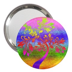 Tree Colorful Mystical Autumn 3  Handbag Mirrors by Nexatart