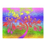 Tree Colorful Mystical Autumn Double Sided Flano Blanket (Mini)  35 x27  Blanket Front