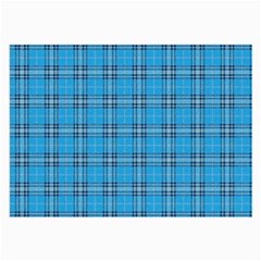 The Checkered Tablecloth Large Glasses Cloth (2-side) by Nexatart