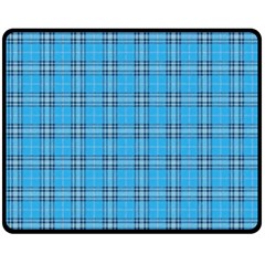 The Checkered Tablecloth Double Sided Fleece Blanket (medium)  by Nexatart