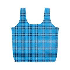 The Checkered Tablecloth Full Print Recycle Bags (m)  by Nexatart